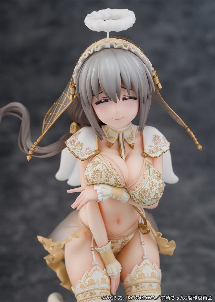 Uzaki-chan Wants to Hang Out! statuette PVC 1/7 Tsuki Uzaki Angel Ver. 19 cm
