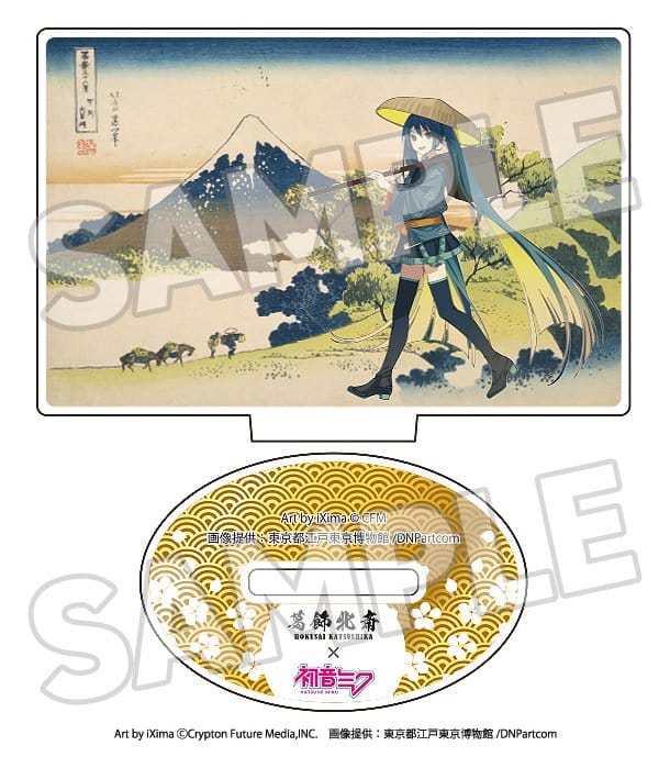 Katsushika Hokusai x Hatsune Miku assortiment boîte-mystère figurines acrylique 5 cm (8)