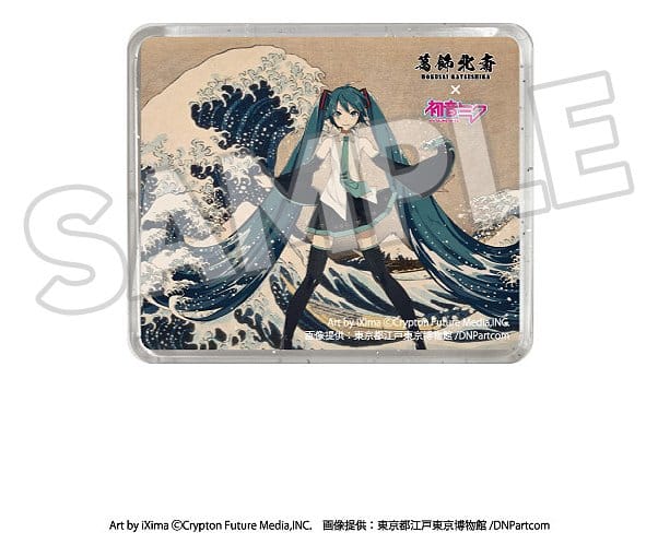 Katsushika Hokusai x Hatsune Miku aimant 3D Thirty-six Views of Mount Fuji The Great Wave off Kanagawa
