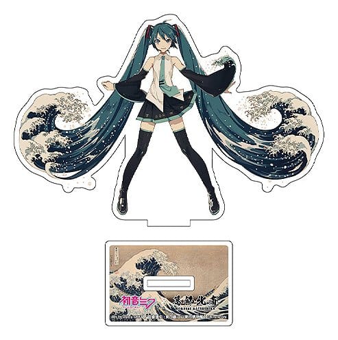 Hatsune Miku x Katsushika Hokusai iXima acryliques découpés The Great Wave off Kanagawa 10 cm (5)
