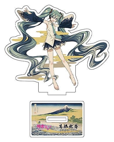 Hatsune Miku x Katsushika Hokusai iXima Socle en acrylique A Sketch of Tago Bay at Ejiri on the Tokaido 10 cm (5)
