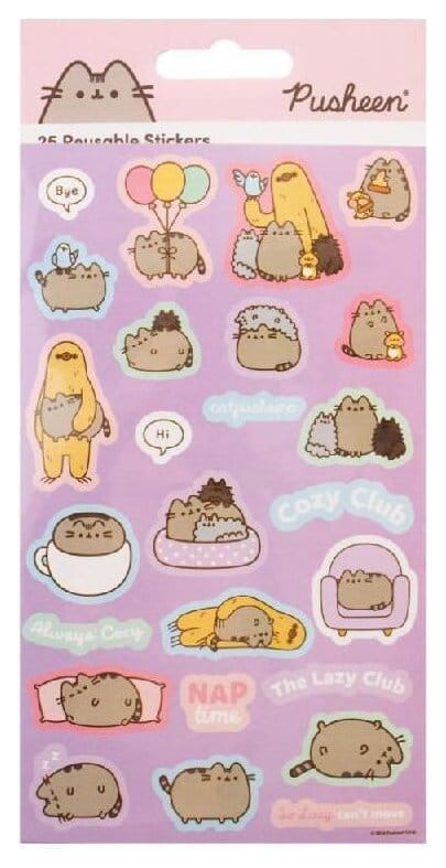 Pusheen pack de 25 stickers