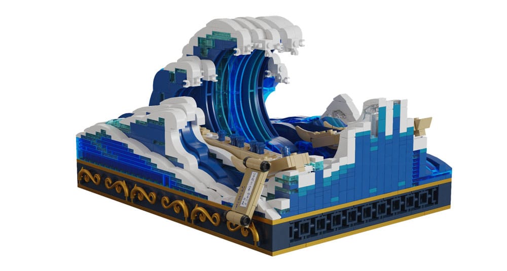 Pantasy Original Jeu de construction The Great Wave Of Kanagawa