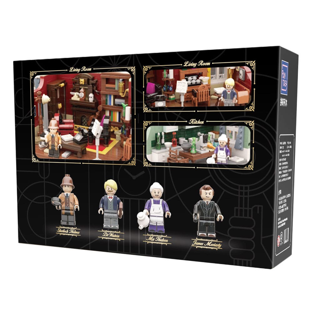 Sherlock Holmes jeu de construction Sherlock Holmes 221B baker.st 9 cm