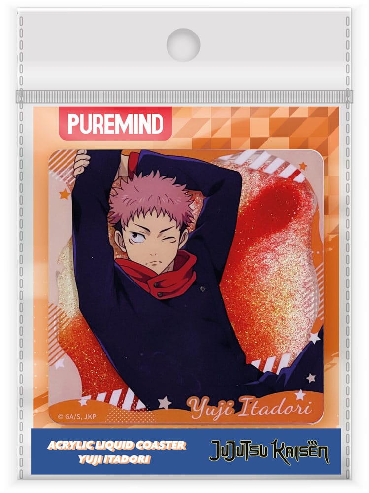 Jujutsu Kaisen sous-verres liquide acrylique Itadori