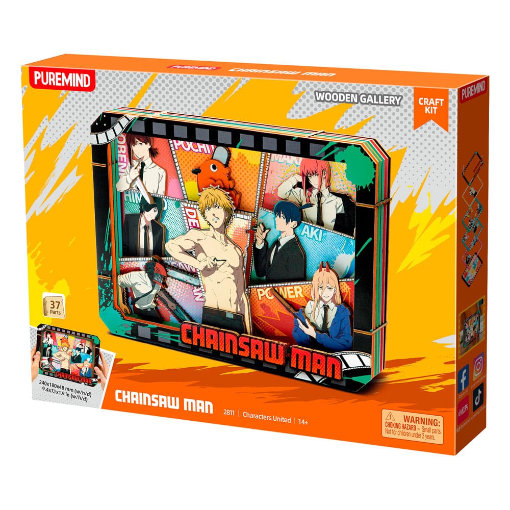 Chainsaw Man maquette Wooden Gallery (L) Characters United