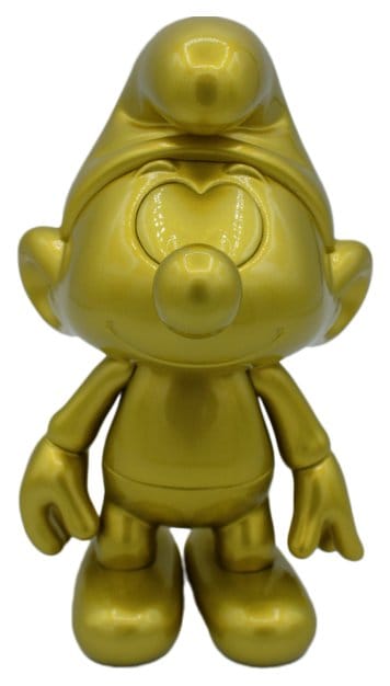 Les Schtroumpfs Figurine en Vinyle Schtroumpf Or 19 cm