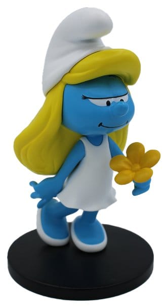 Les Schtroumpfs Statue Schtroumpfette avec Fleur 12 cm
