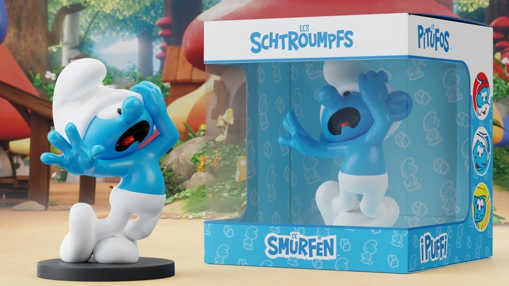 Les Schtroumpfs Statue Schtroumpf Maladroit 12 cm