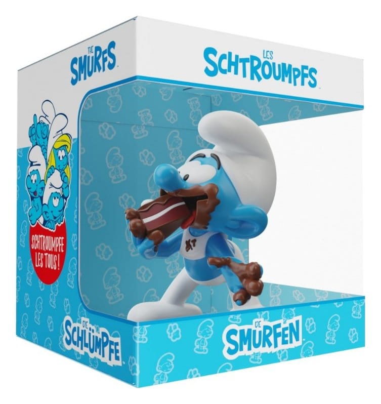 Les Schtroumpfs Statue Schtroumpf Gourmand 10 cm