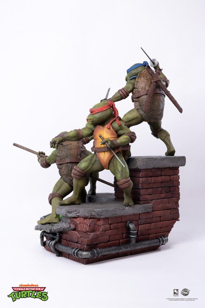 Les Tortues Ninja statuette 1/6 Movie Diorama 51 cm