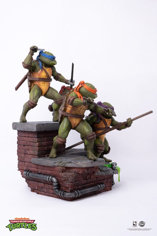 Les Tortues Ninja statuette 1/6 Movie Diorama 51 cm