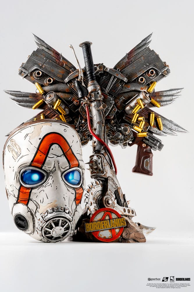 PureArts - 1:1 Scale Bust - Borderlands - Buste Masque Psycho Bandit 46cm