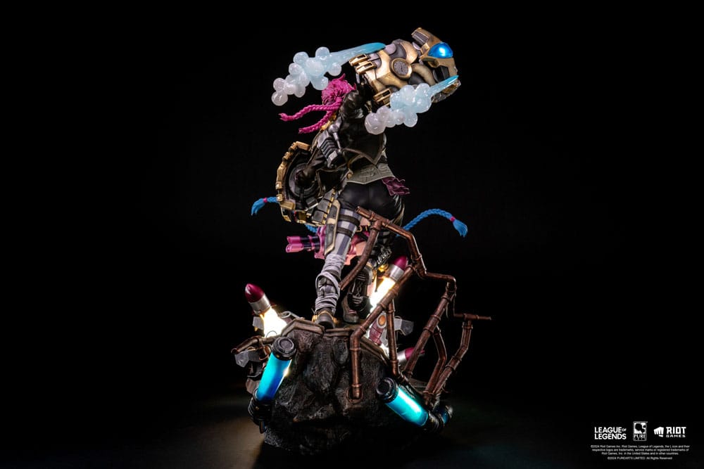 PureArts - 1:6 Scale Statues - League Of Legends - Jinx et Vi Statue 40cm