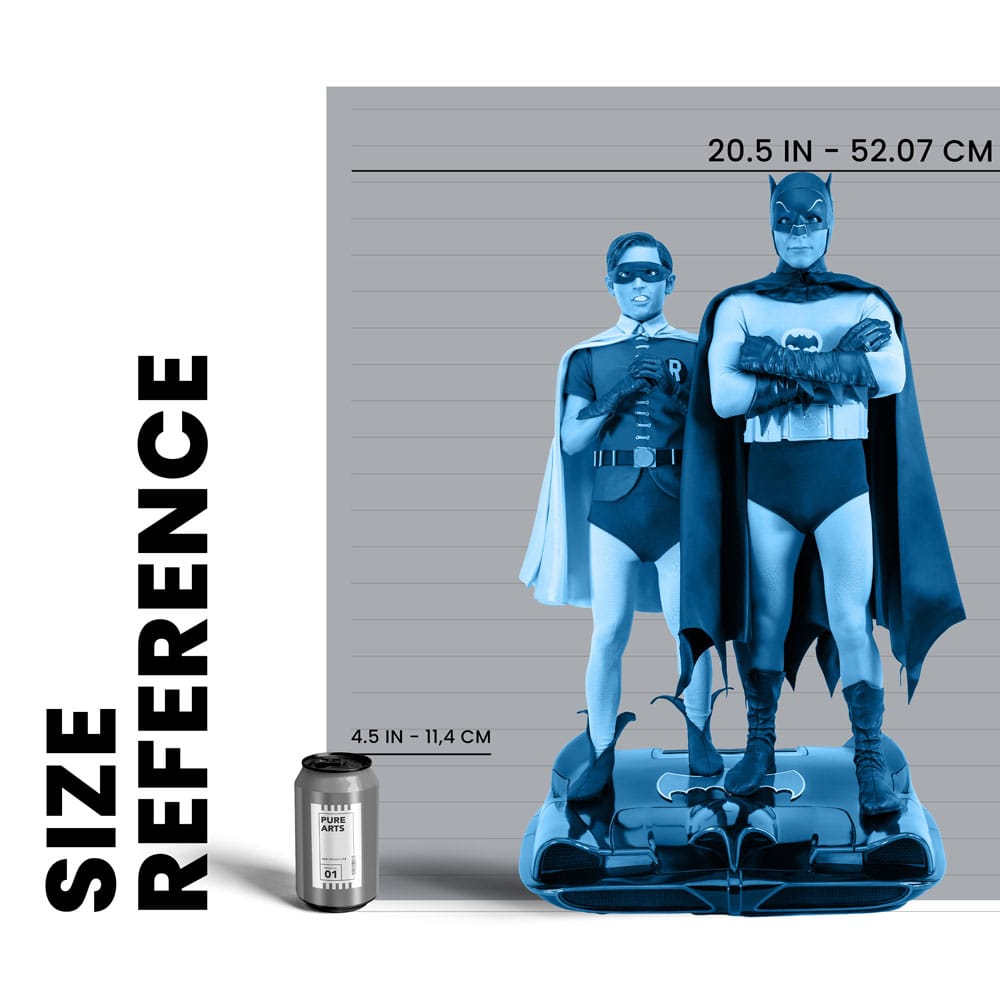 DC Comics statuette 1/4 Diorama Batman & Robin 1966 52 cm