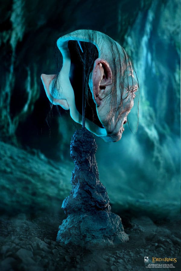 Le Seigneur des Anneaux réplique 1/1 Scale Art Mask Gollum Exclusive Edition 47 cm