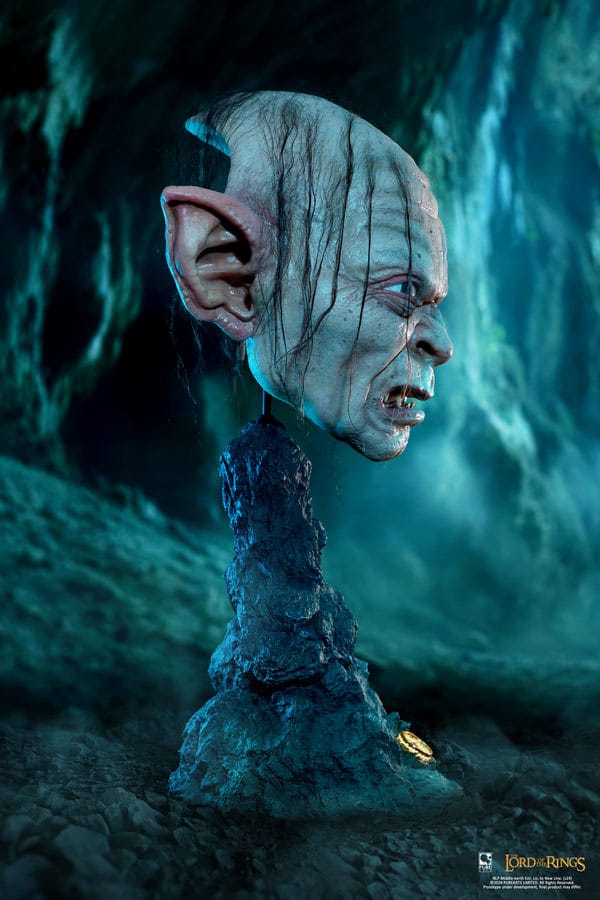 Le Seigneur des Anneaux réplique 1/1 Scale Art Mask Gollum Exclusive Edition 47 cm