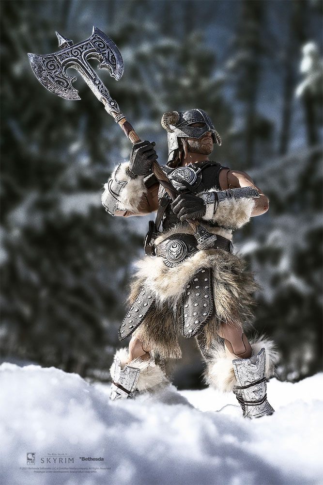 PureArts - 1:6 Articulated DELUXE Figures - Elder Scrolls V Skyrim - Dragonborn Figurine 32cm