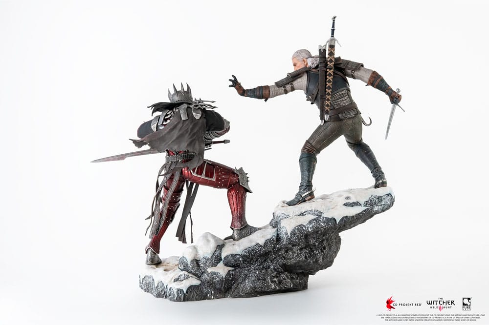 The Witcher 3: Wild Hunt statuette 1/6 Diorama Geralt vs Eredin 50 cm