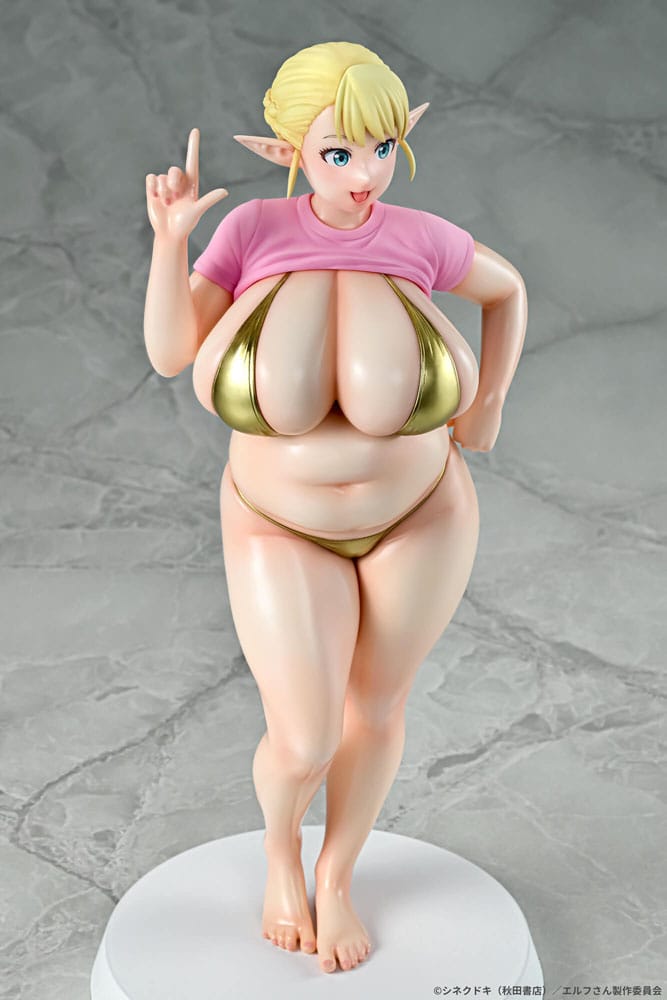 Statuette PVC 1/7 Plus-Sized Elf Elfuda Gold Ver. 26 cm