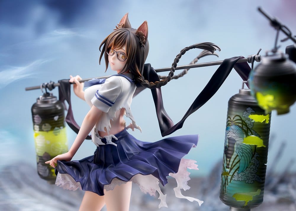 Comics Bakemonogatari figurine PVC 1/7 Tsubasa Hanekawa 26 cm