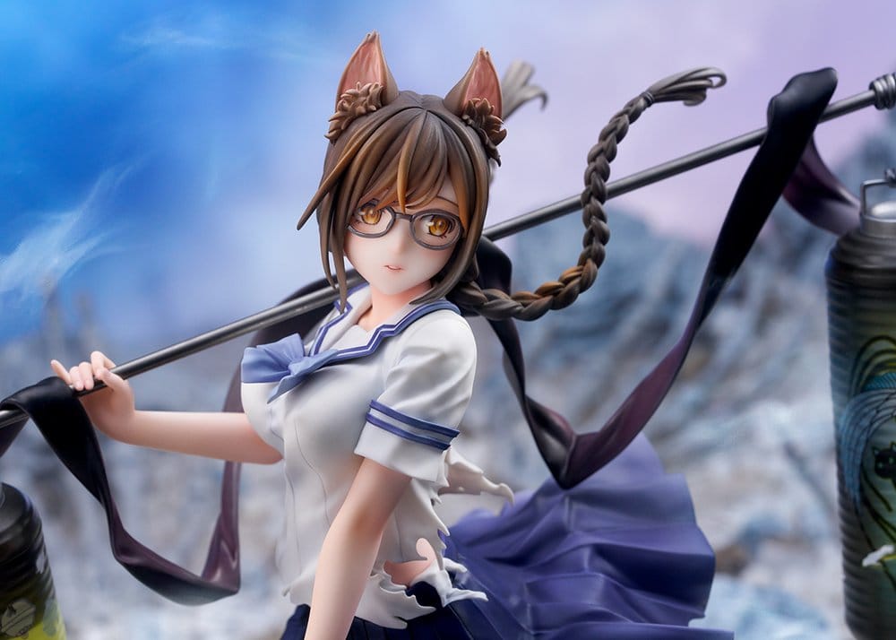 Comics Bakemonogatari figurine PVC 1/7 Tsubasa Hanekawa 26 cm
