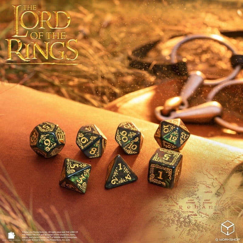 Le Seigneur des Anneaux Set de 7 dés Rohan