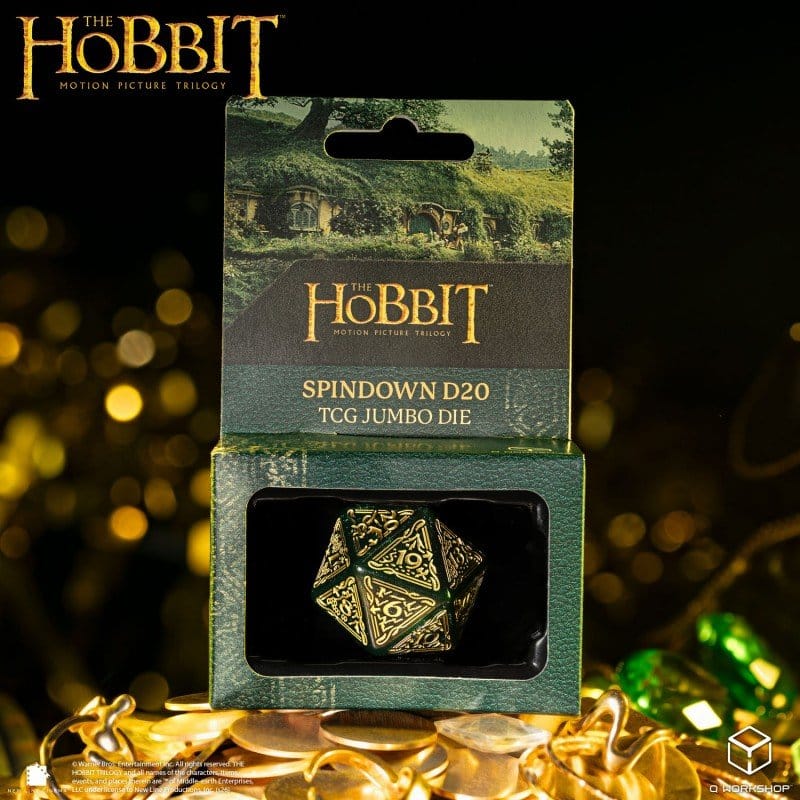 Le Hobbit Spindown jumbo dé Verdant TCG D20