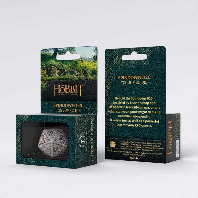 Le Hobbit Spindown jumbo dé Radiant TCG D20
