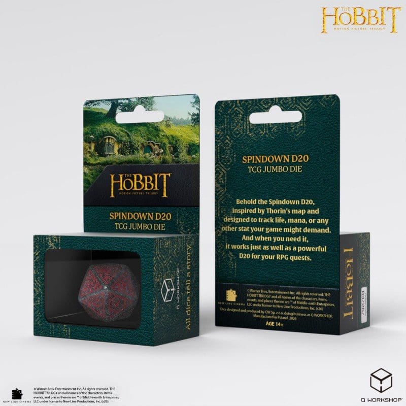 Le Hobbit Spindown jumbo dé Lunaris TCG D20