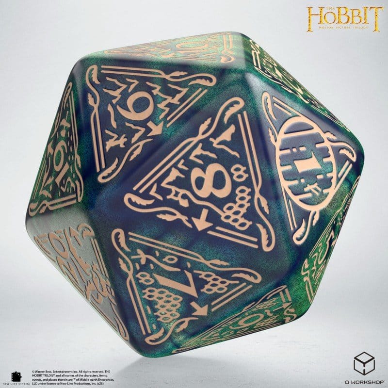 Le Hobbit Spindown jumbo dé Tideborn TCG D20