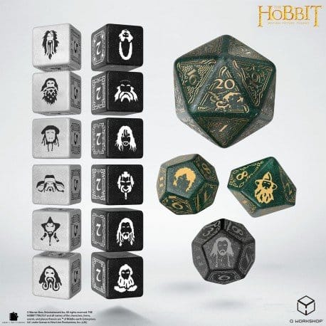 Le Hobbit TCG set de 16 dés Verdant Grove