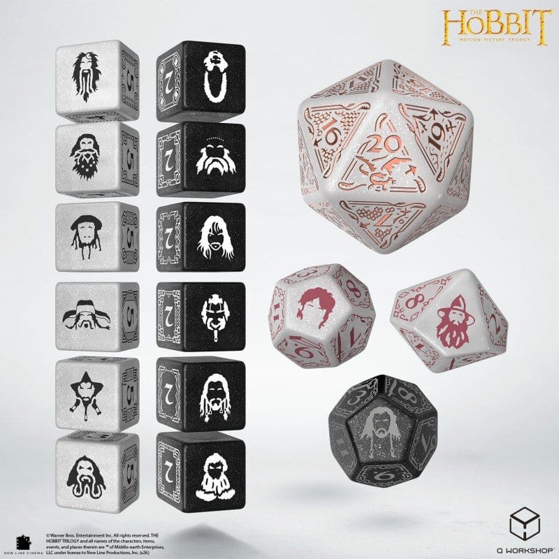 Le Hobbit TCG set de 16 dés Radiant Dawn