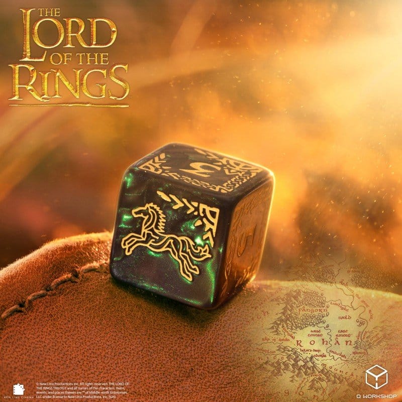 Le Seigneur des Anneaux: pack de 10 dés D6 Rohan
