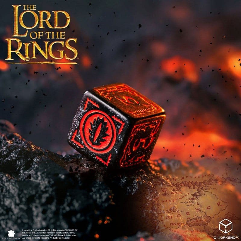 Le Seigneur des Anneaux Set de 7 dés Mordor