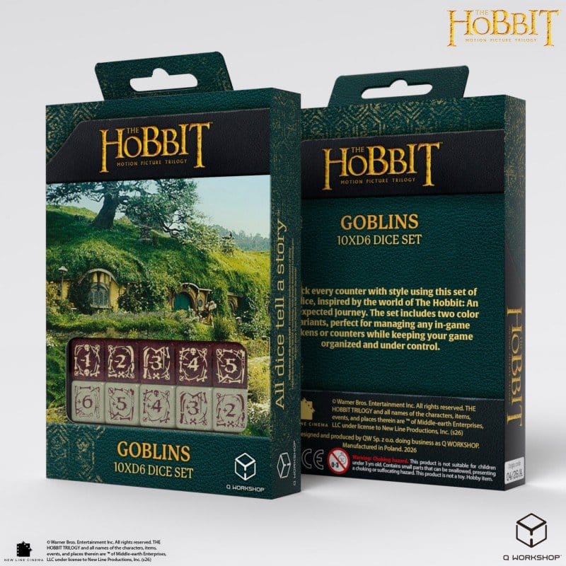 Le Hobbit: pack de 10 dés D6 Goblins