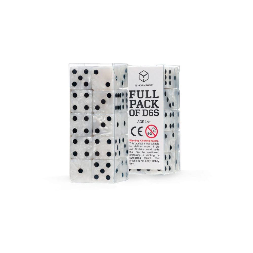 Q Workshop pack dés Full Pack D6 Pearl (20)