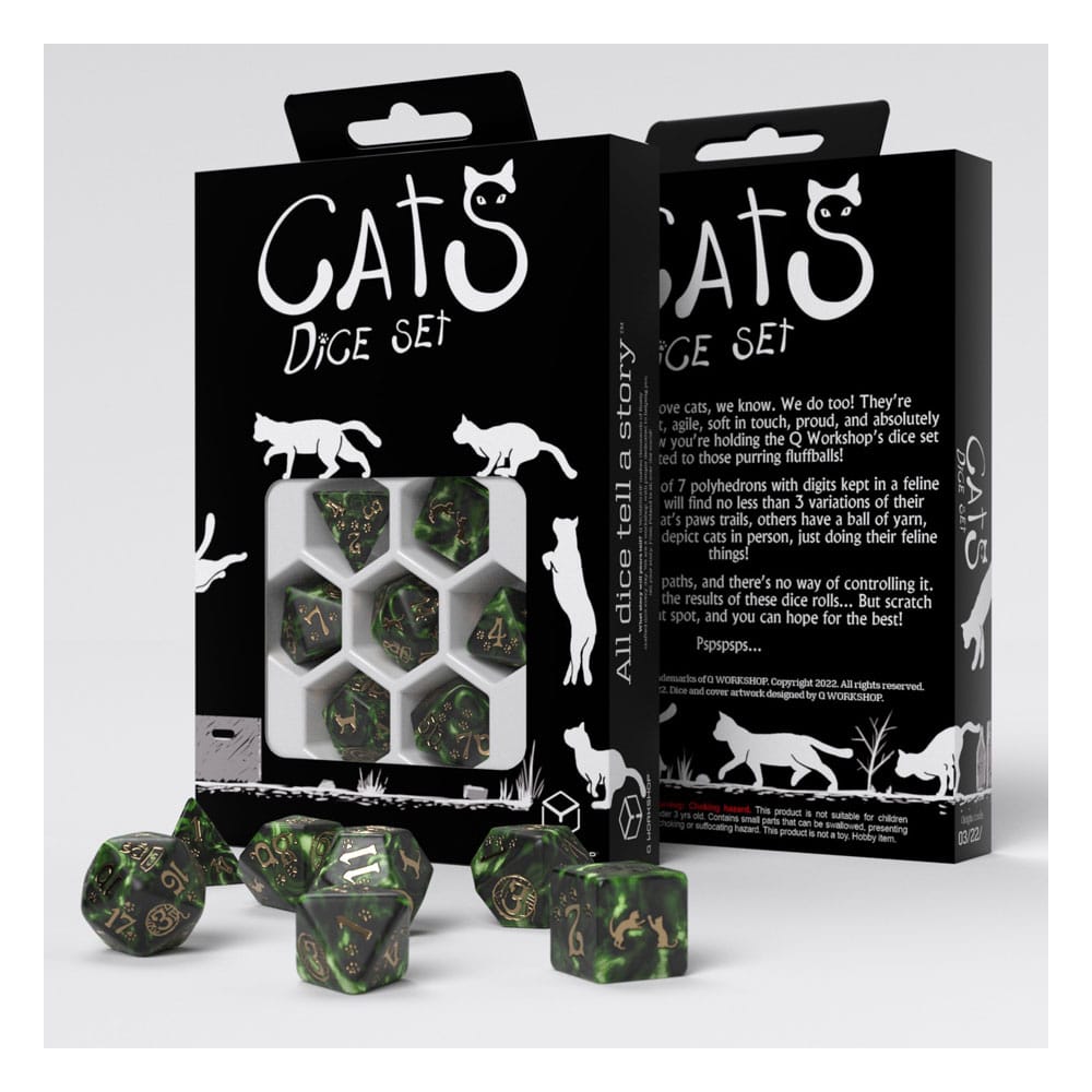 Cats pack dés Pixel