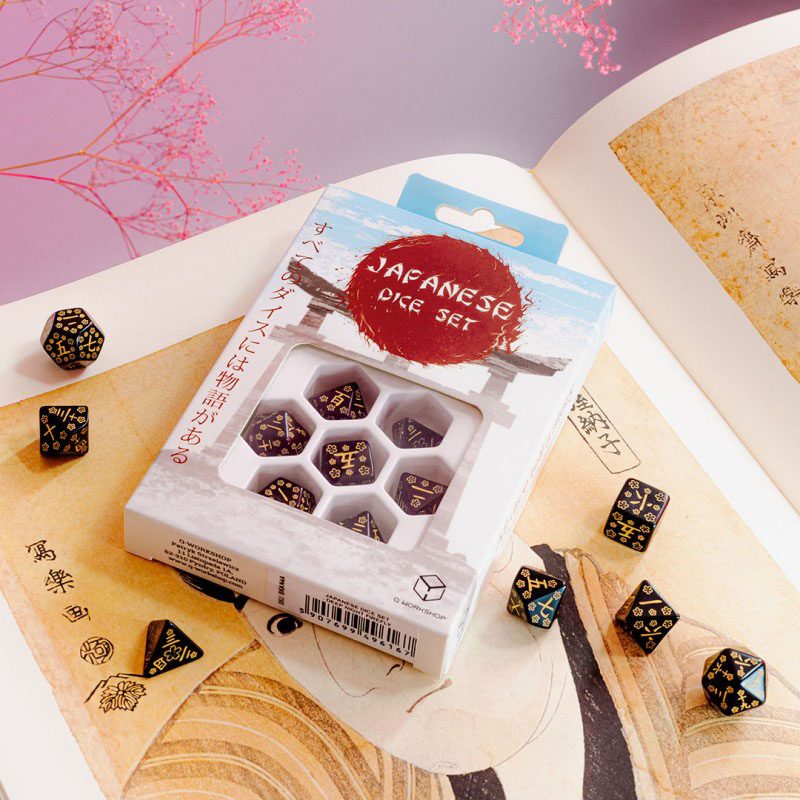 Japonais pack dés Deep Night Firefly (7)