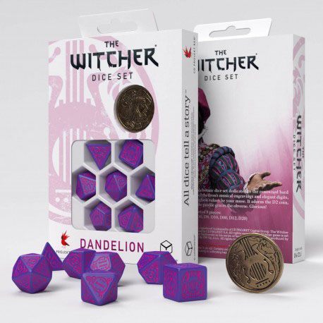The Witcher pack dés Dandelion The Conqueror of Hearts (7)
