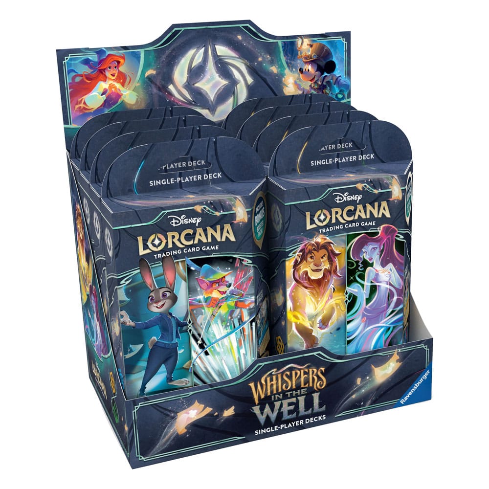 Disney Lorcana TCG présentoir decks de démarrage Whispers in the Well (8) *ANGLAIS*
