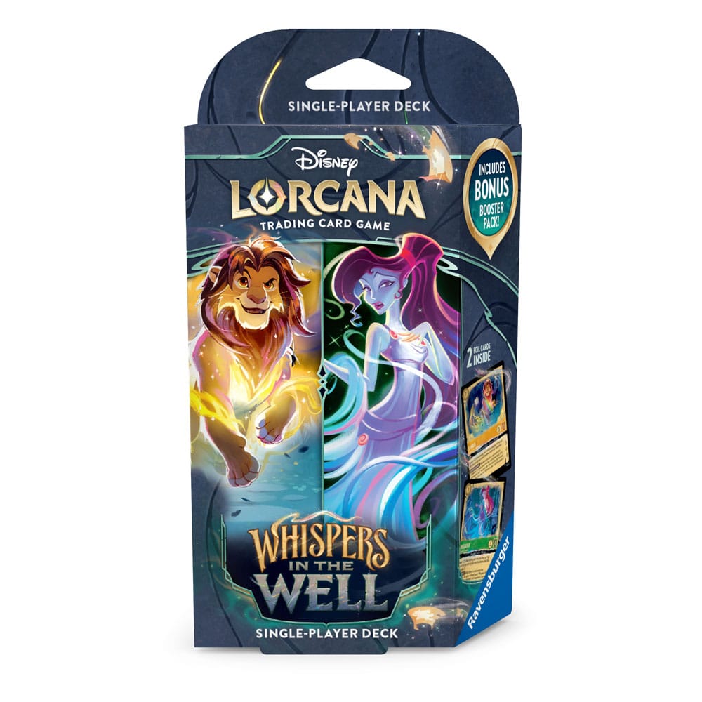 Disney Lorcana TCG présentoir decks de démarrage Whispers in the Well (8) *ANGLAIS*