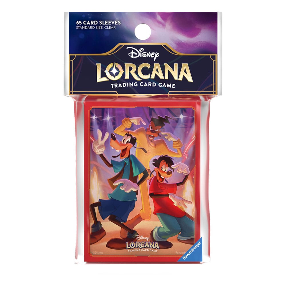 Disney Lorcana JCC - Pack de 65 Protèges-cartes La Bande à Dingo