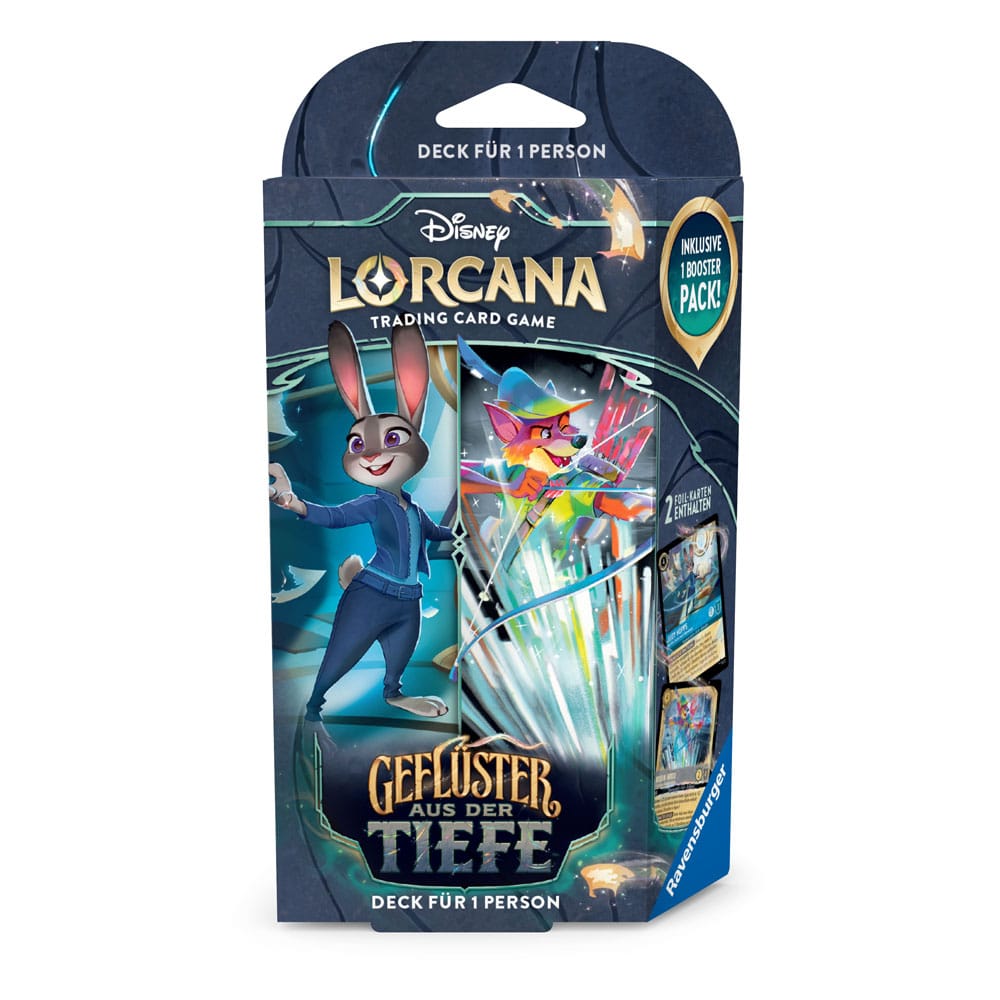 Disney Lorcana TCG présentoir decks de démarrage Geflüster aus der Tiefe (8) *ALLEMAND*