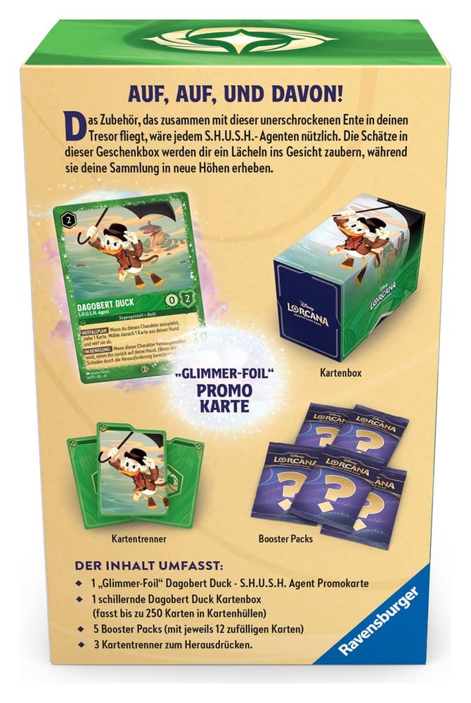 Disney Lorcana TCG Coffret Cadeau Dagobert Duck *ALLEMAND*