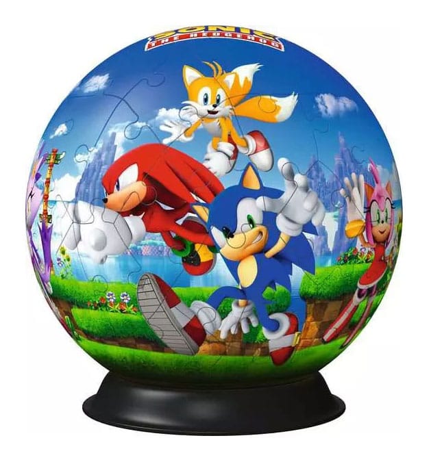 Sonic - The Hedgehog Puzzle 3D Characters Puzzle Ball (72 pièces)