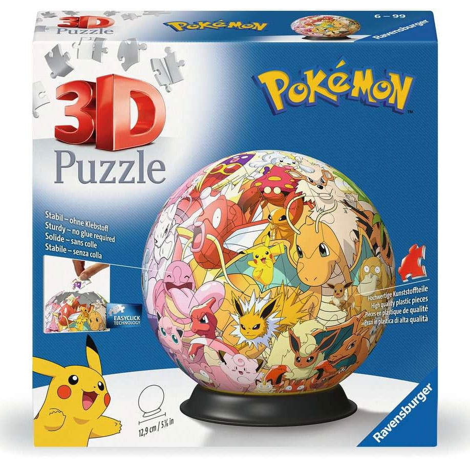 Pokémon puzzle 3D Puzzle-Ball Kanto Region (73 pièces)