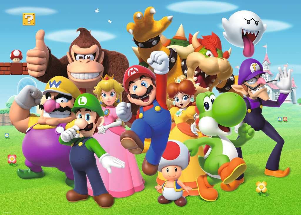 Nintendo Challenge puzzle Super Mario (1000 pièces)