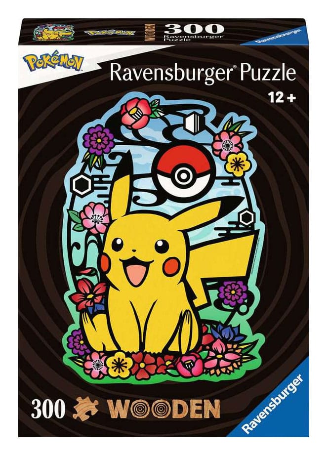 Pokémon puzzle en bois WOODEN Pikachu (300 pièces)