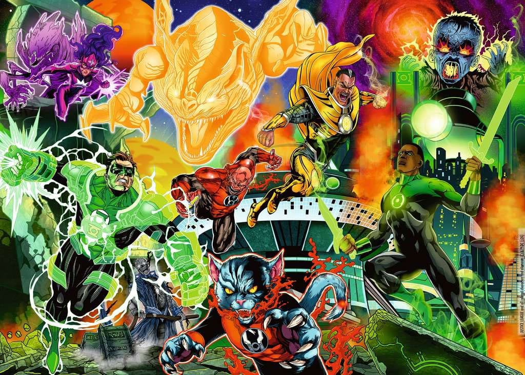 DC Comics puzzle Green Lantern (1000 pièces)